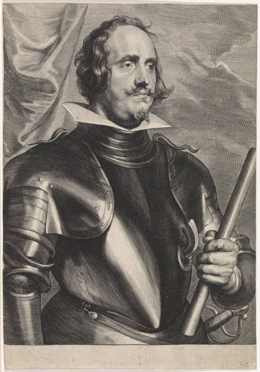 Porträt von Emanuel Frockas, Graf von Feria von Paulus Pontius
