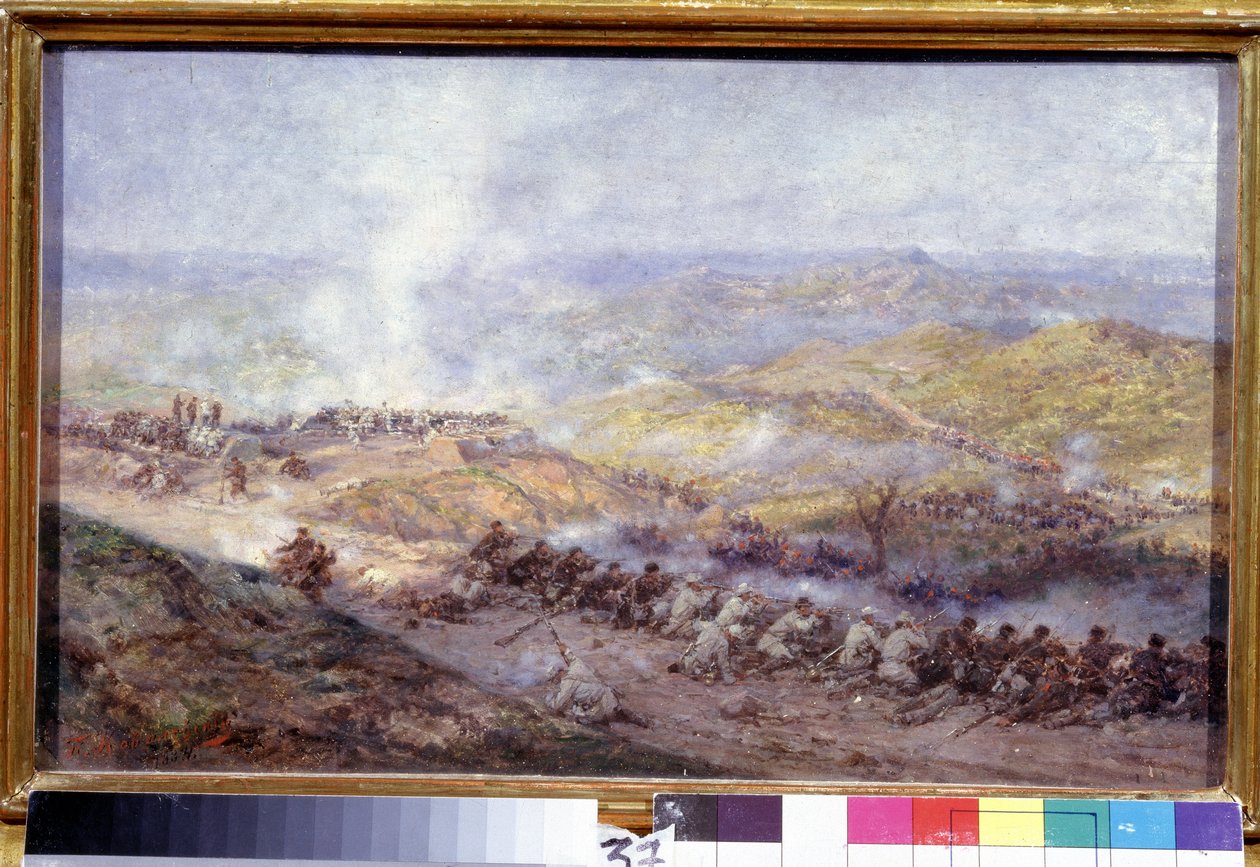 Szene aus dem Russisch-Türkischen Krieg (1876-1878) von Pavel Osipovich Kovalevsky
