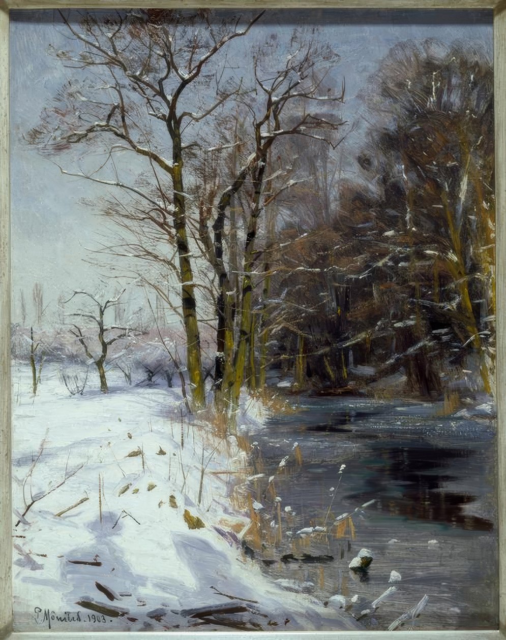 Sonniger Wintertag von Peder Monsted