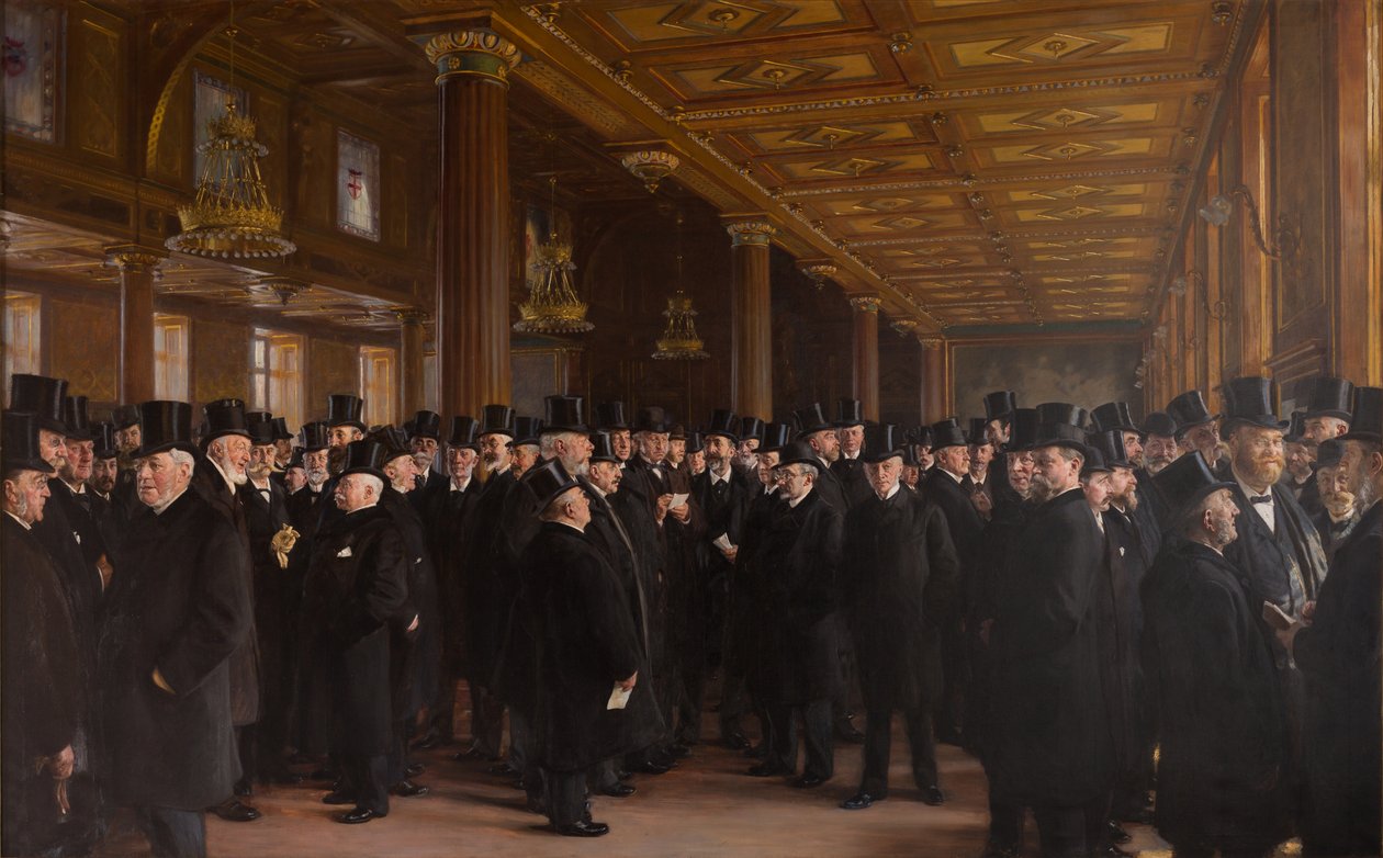 Børsbillede oder Von der Kopenhagener Börse von Peder Severin Krøyer
