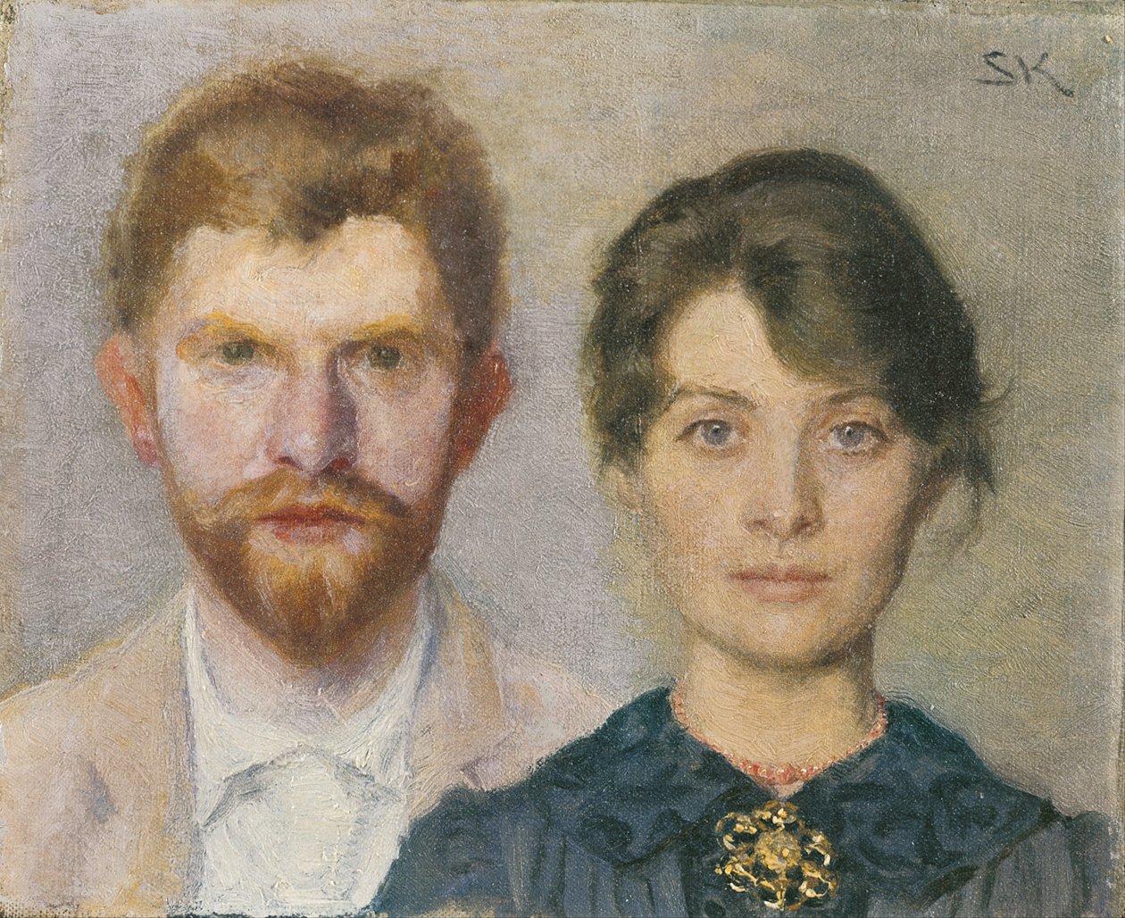 Doppelporträt von Marie und P.S. Krøyer von Peder Severin Krøyer