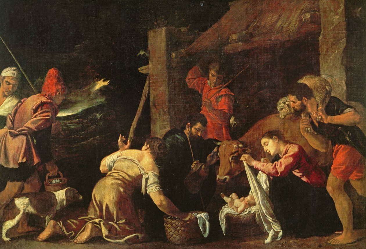 Die Anbetung der Hirten von Pedro Orrente