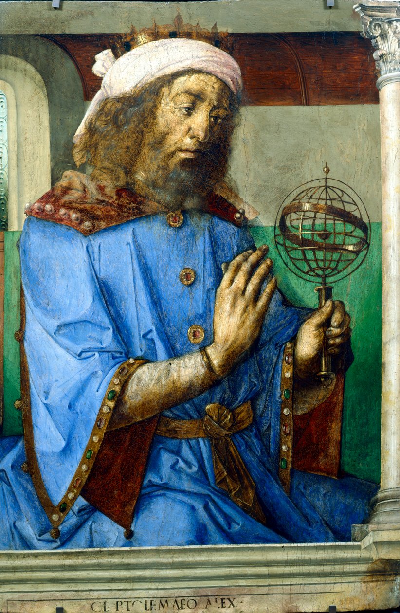 Ptolemäus, alexandrinischer griechischer Astronom und Geograph, spätes 15. Jahrhundert von Pedro Berruguete