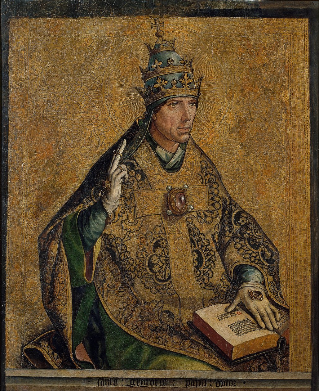 Papst Gregor I. der Große von Pedro Berruguete