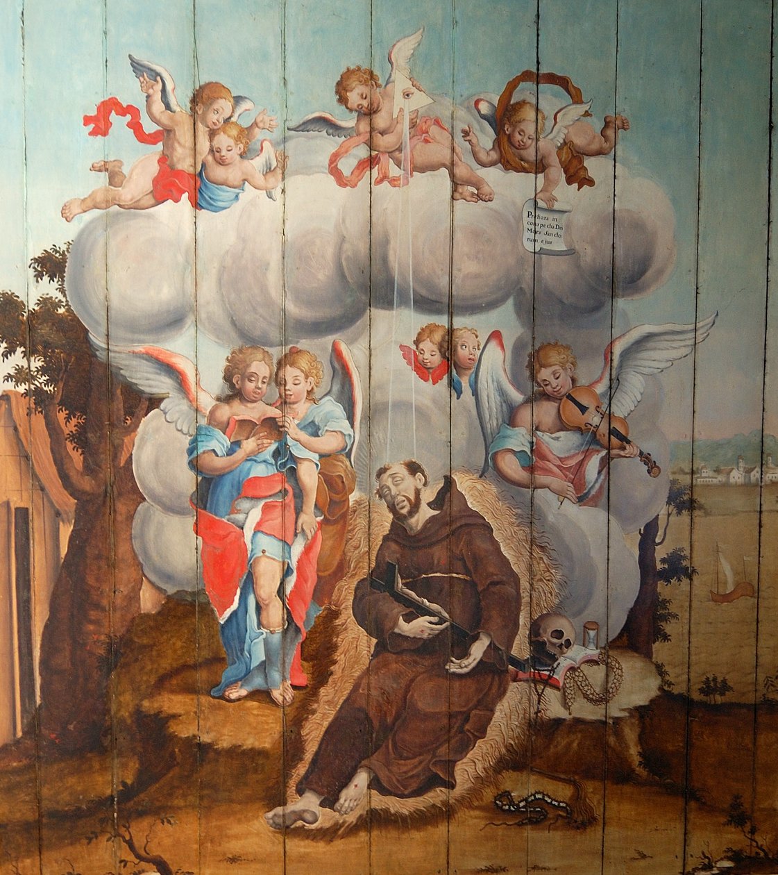 Agonie und Tod des Heiligen Franziskus von Pedro Caetano