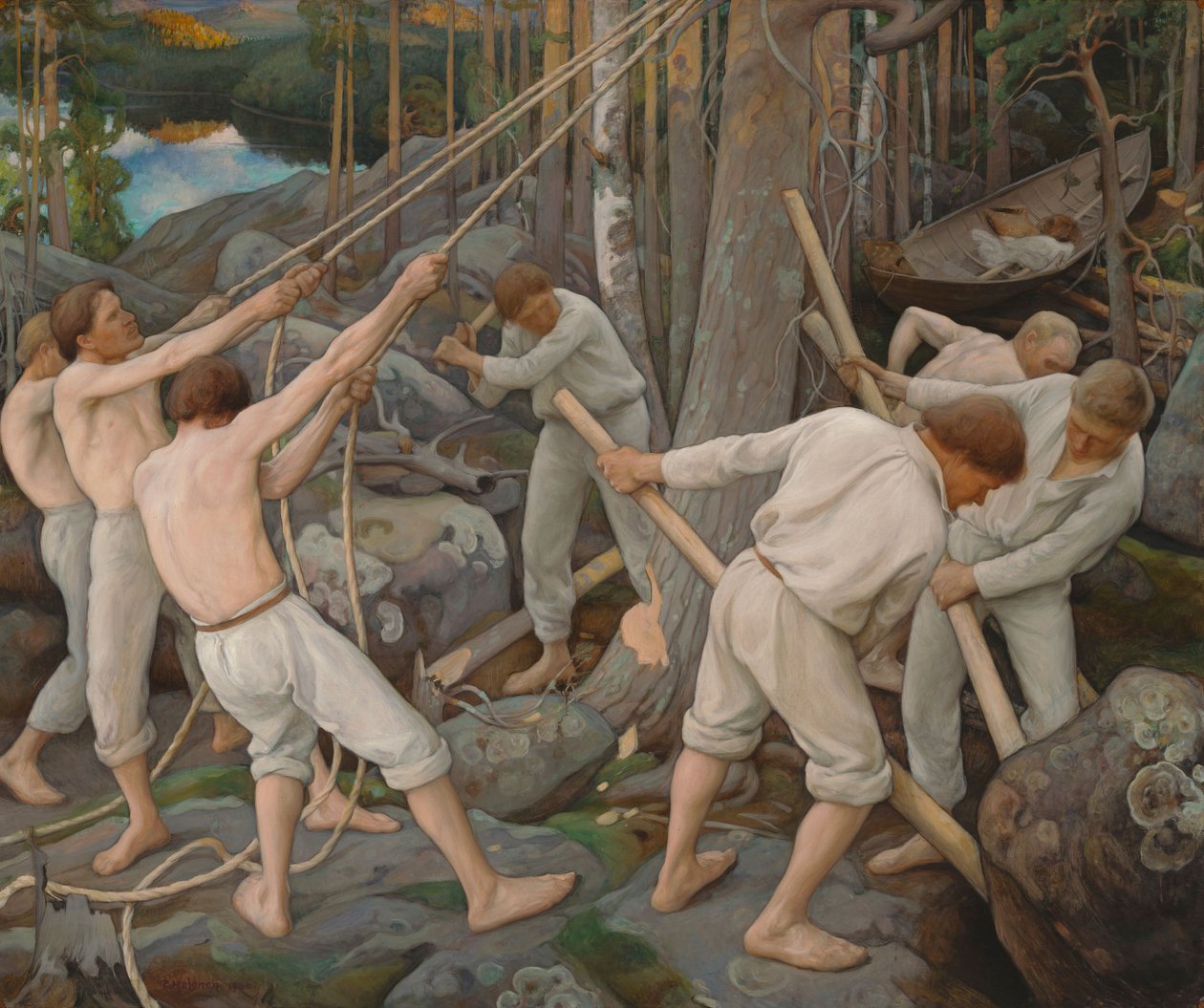 Pioniere in Karelien von Pekka Halonen