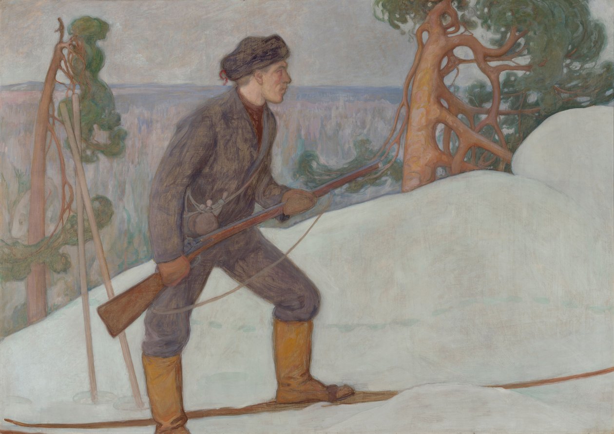 Der Luchsjäger von Pekka Halonen