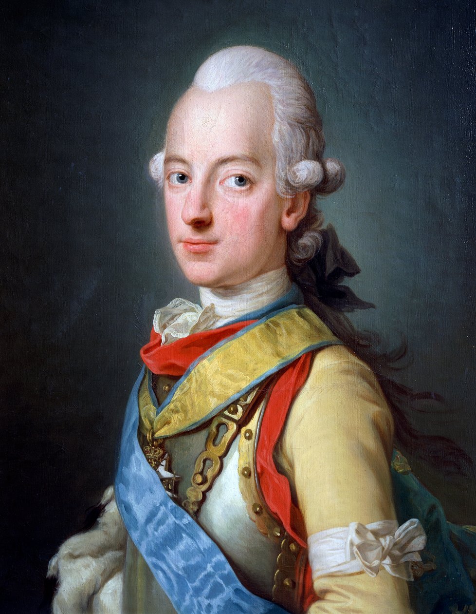 Porträt von Karl XIII. von Schweden von Per Krafft