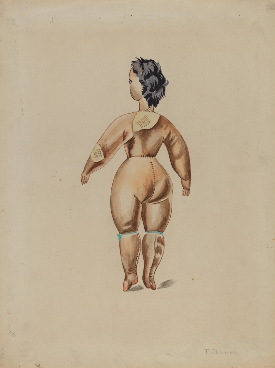 Primitive Puppe von Percival Jenner