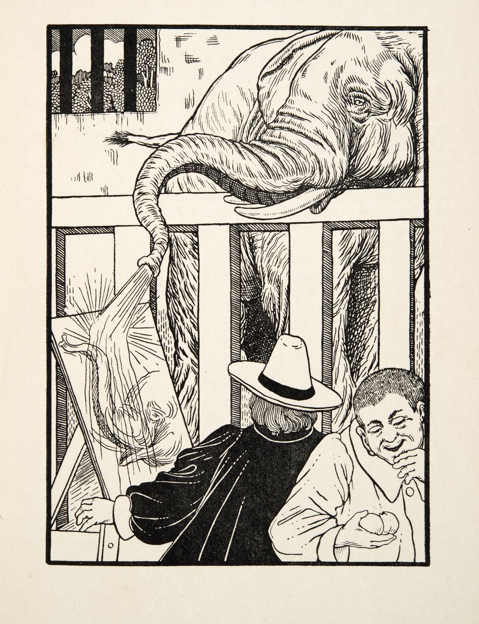 Ein Sinn für Lächerlichkeit, aus Hundert Anekdoten über Tiere, veröffentlicht 1924 von Percy J. Billingshurst