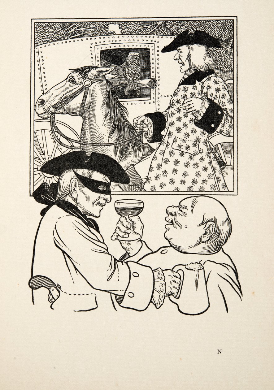 Alte Gewohnheiten, aus Hundert Anekdoten über Tiere, veröffentlicht 1924 von Percy J. Billingshurst