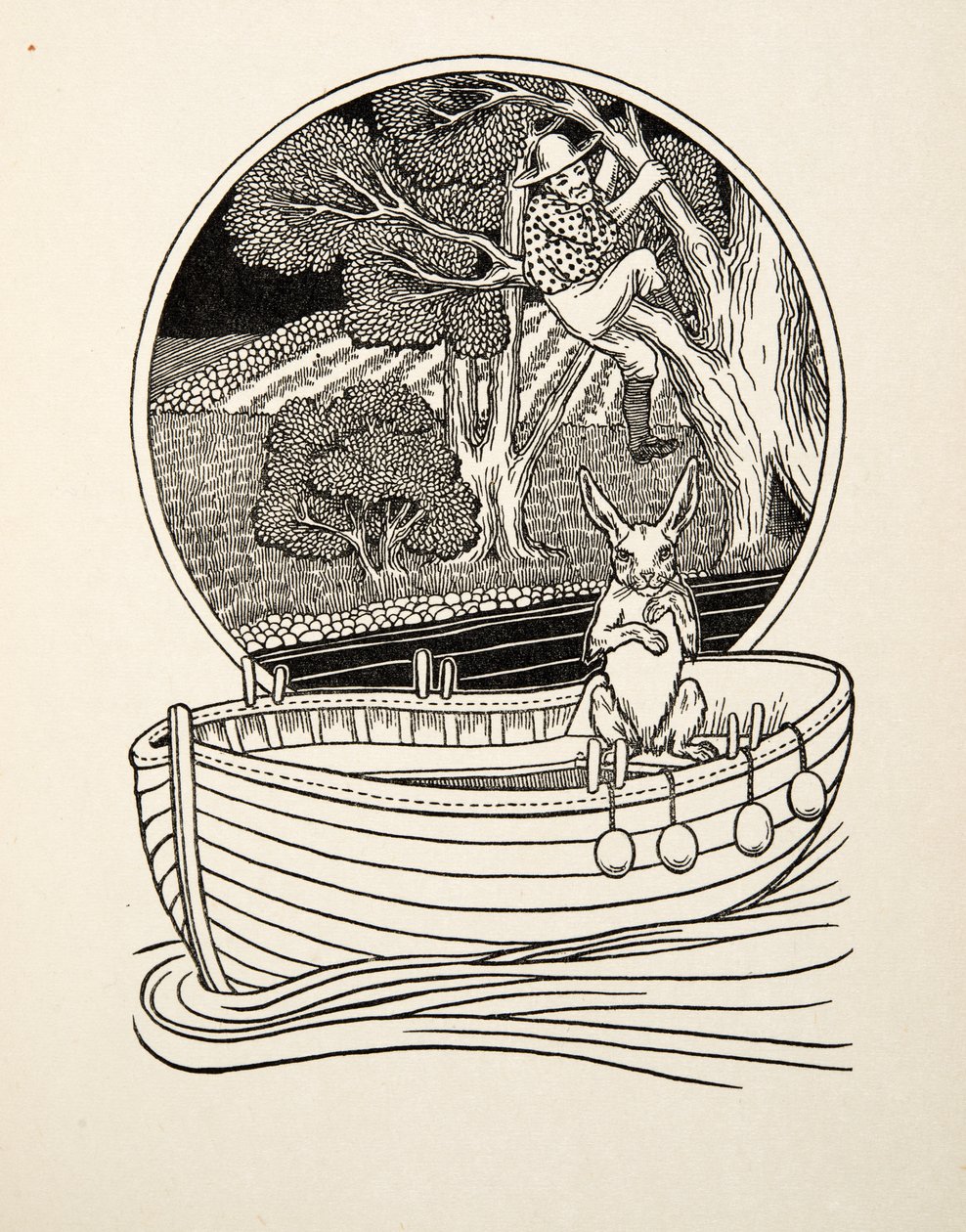 Der gefangene Fänger, aus Hundert Anekdoten über Tiere, veröffentlicht 1924 von Percy J. Billingshurst