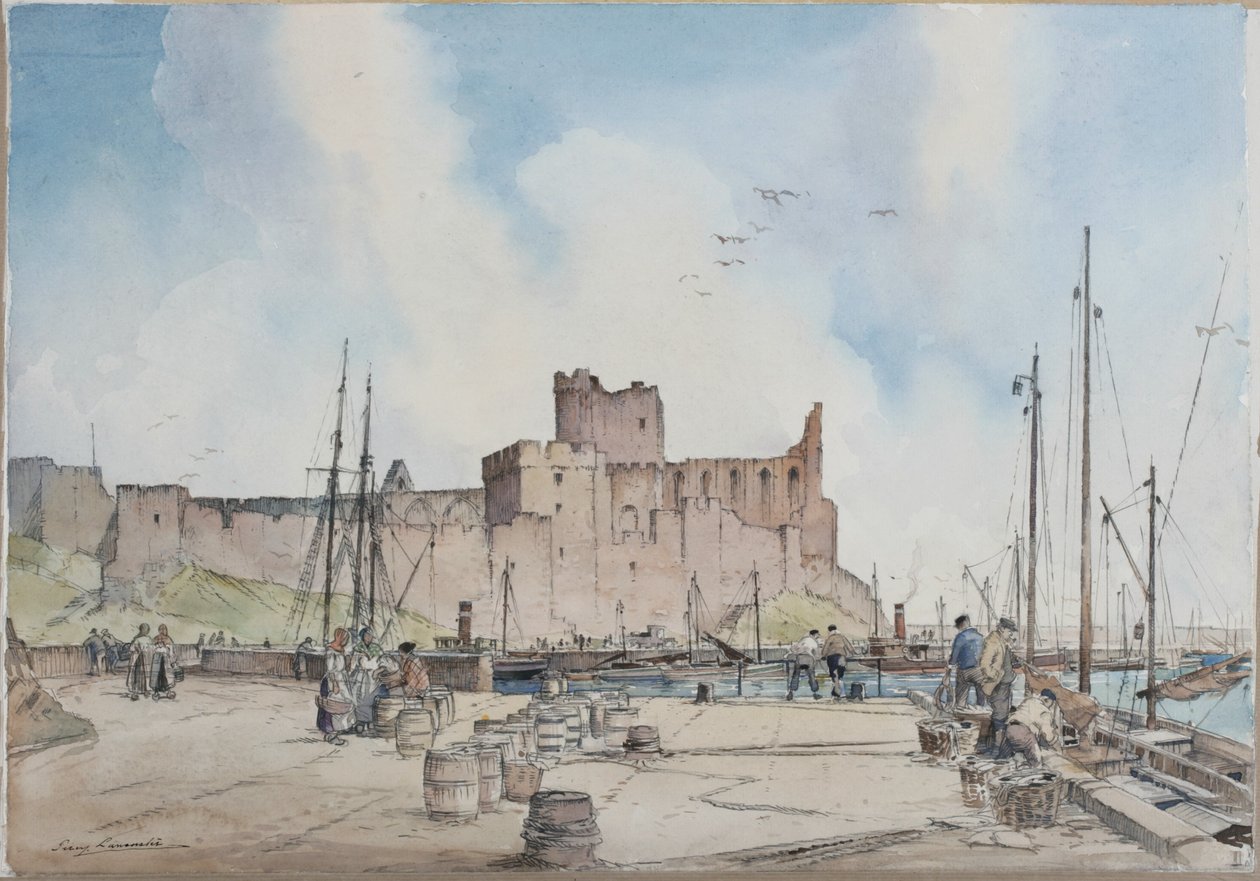 Peel Castle, Isle of Man von Percy Lancaster