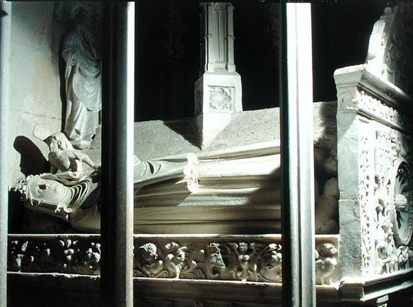 Grab von Blanche von Anjou, Ehefrau von Jakob II. von Aragon (1264-1327) von Pere de Bonhull Pere de Bonhull