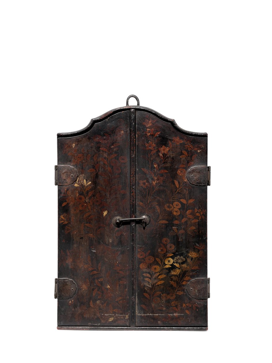 Ein tragbarer christlicher Schrein (Seigan) im Auftrag der portugiesischen Jesuiten von Period Momoyama