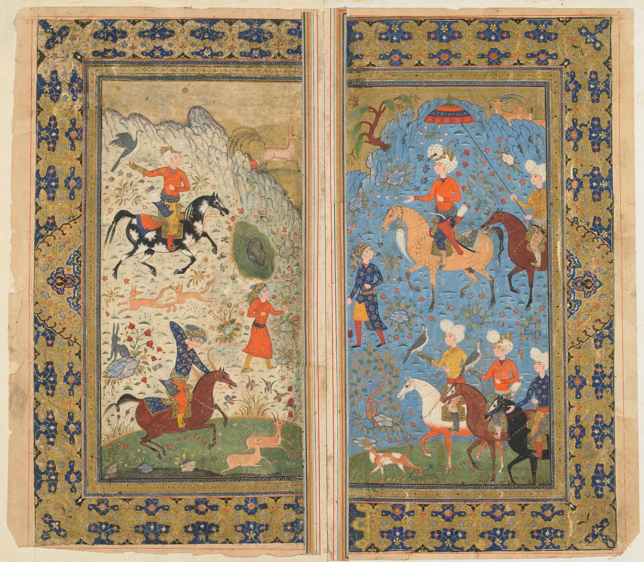 Eine königliche Jagd von Persian School
