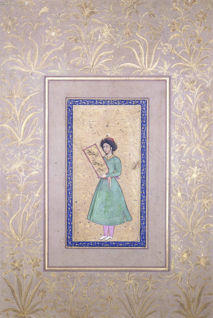 Porträt eines Jugendlichen, spätes 17. Jahrhundert von Persian School