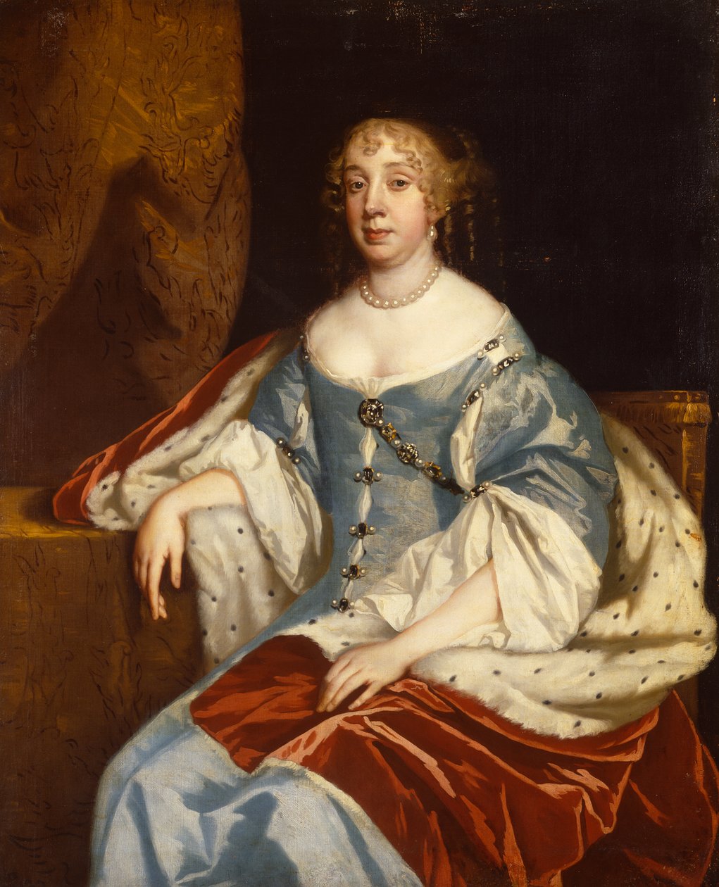 Porträt von Anne Lady Rivers von Peter (studio of) Lely