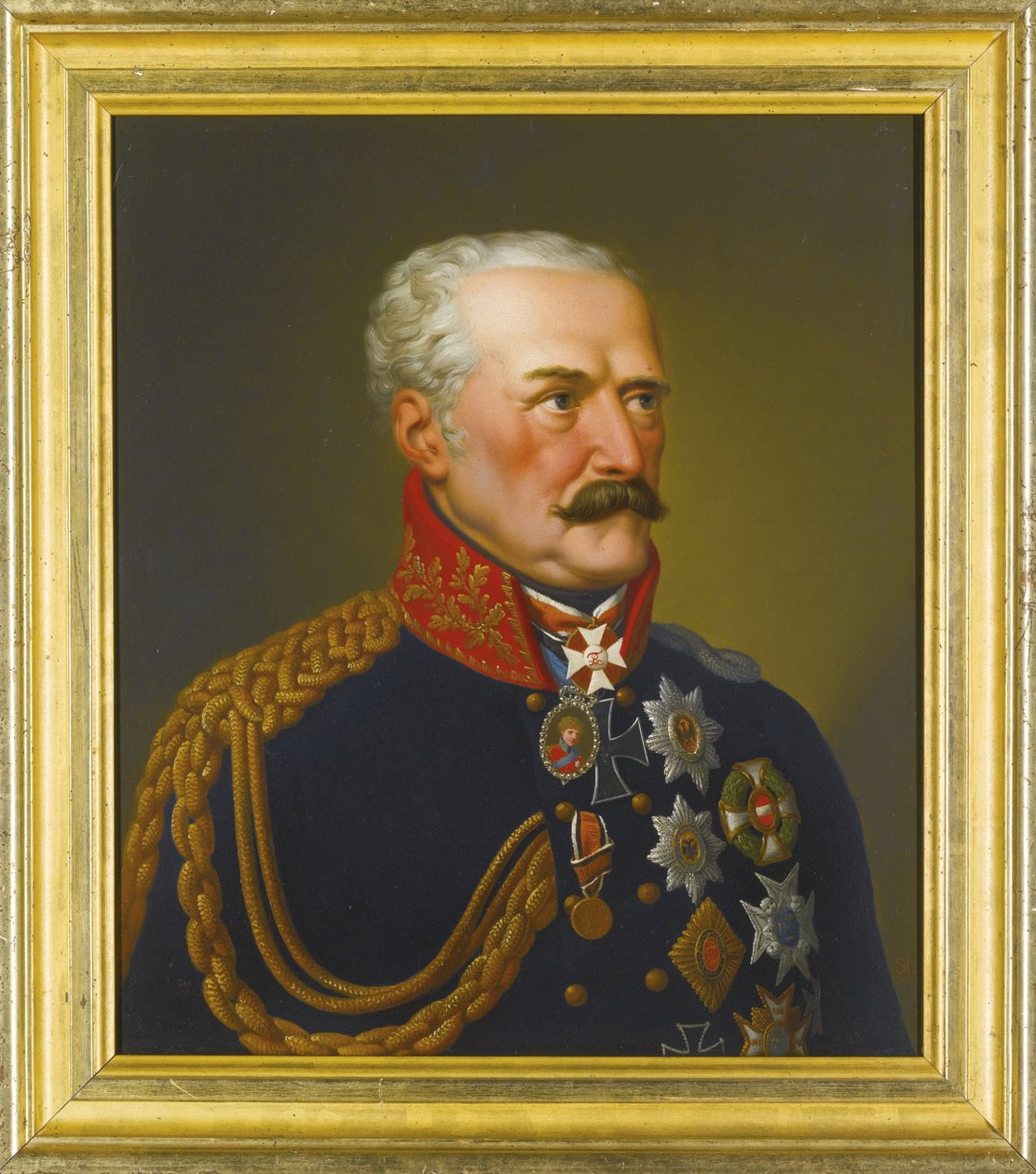 Porträt von Gebhard Leberecht von Blücher, Fürst von Wahlstatt (1742-1819) von Peter Eduard Stroehling