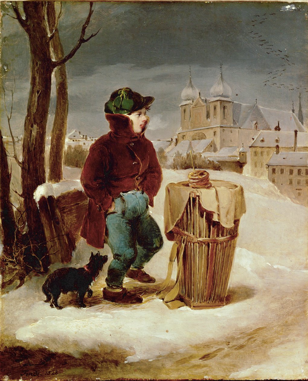 Brezelbub auf dem Glacis von Peter Fendi