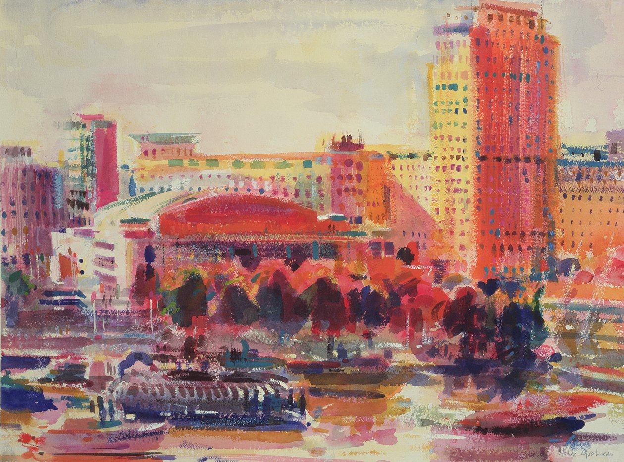 Die South Bank, 2002 von Peter Graham (Contemporary)