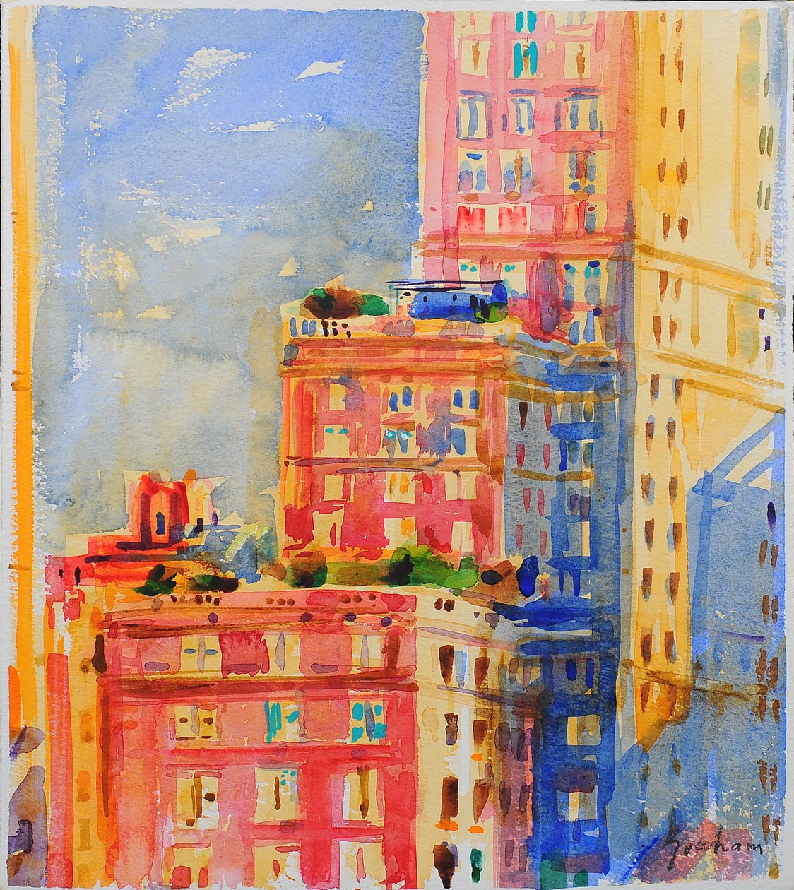 Fenster in der Upper East Side von Peter Graham (Contemporary)