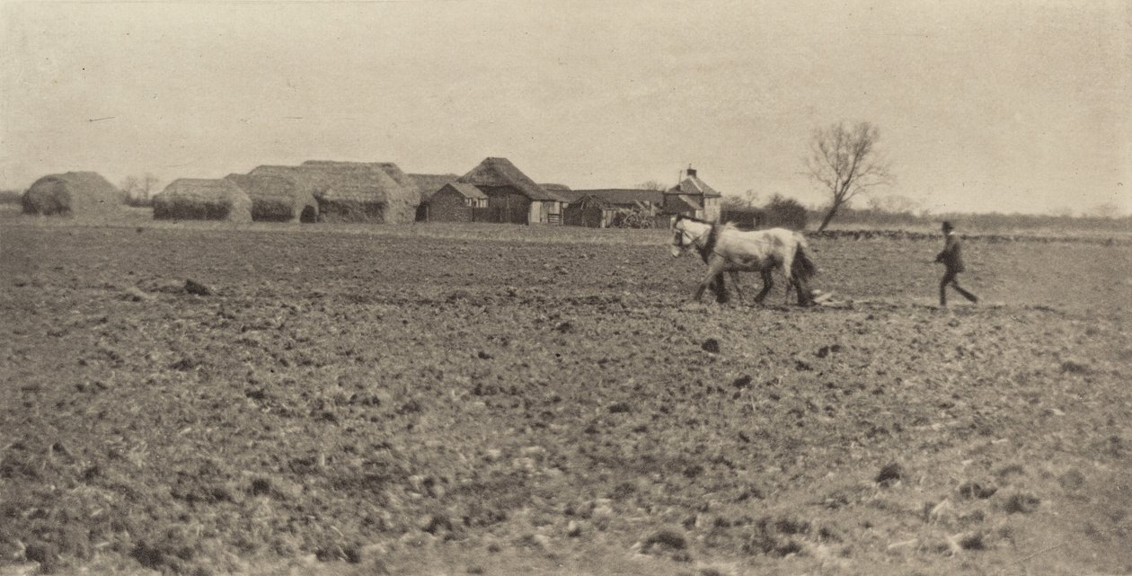 Marsh Farm im frühen Frühling von Peter Henry Emerson