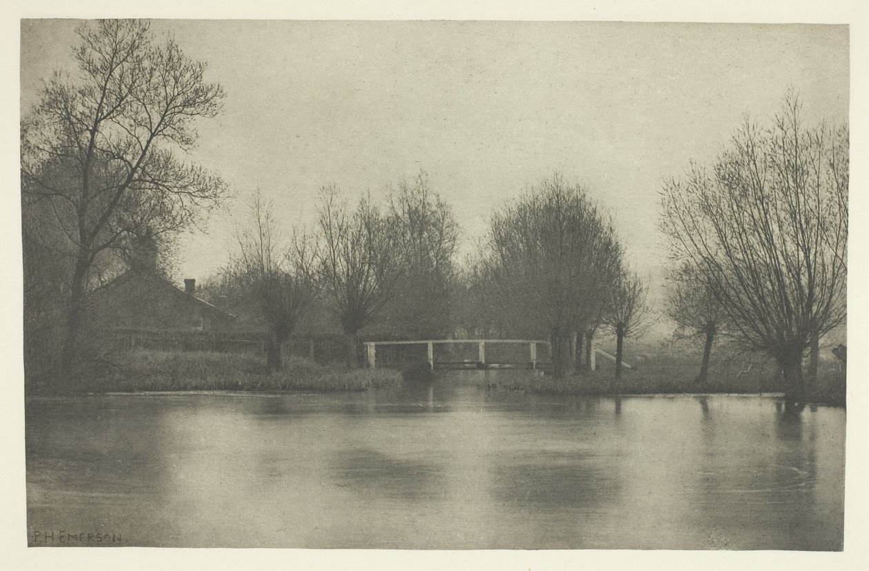 Mündung des alten Flusses Stort von Peter Henry Emerson