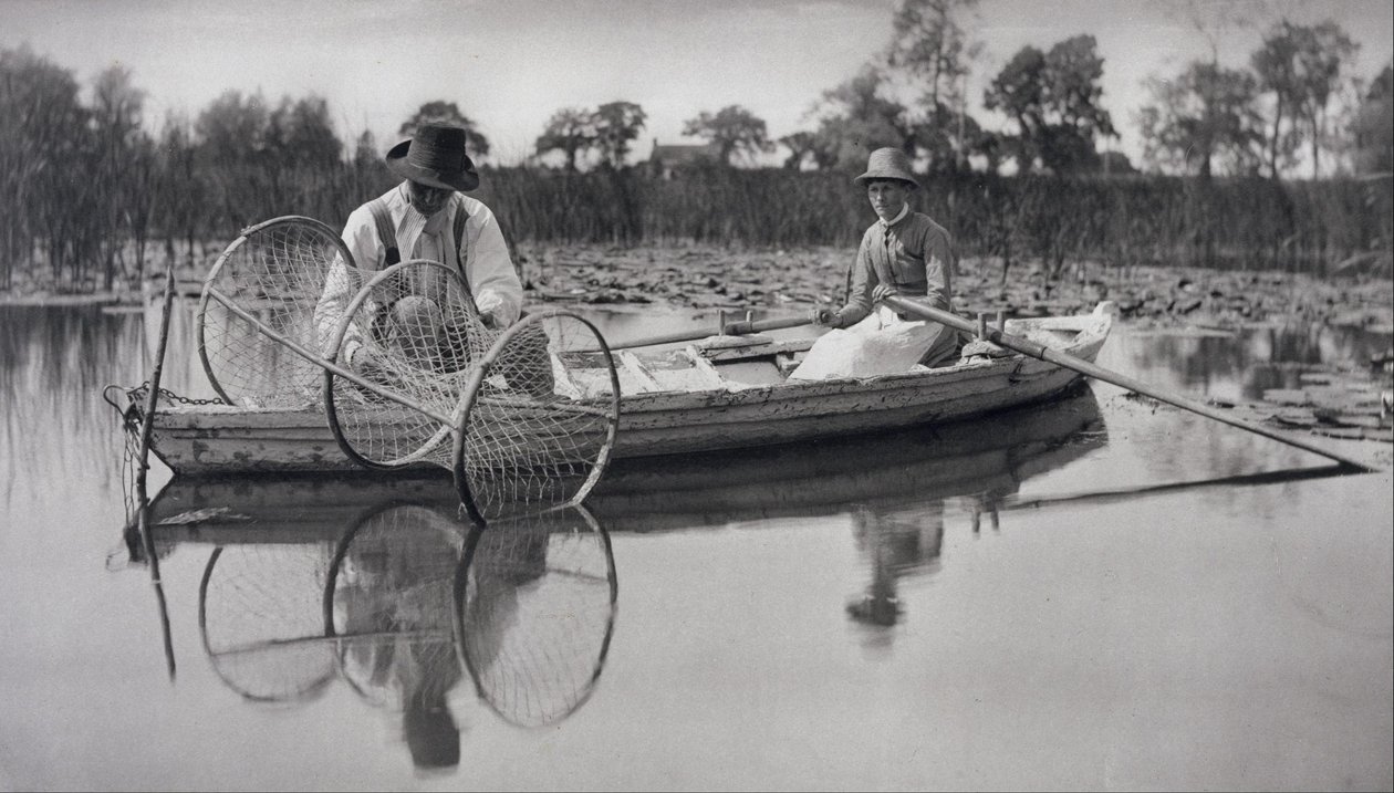 Das Aufstellen des Bogennetzes von Peter Henry Emerson