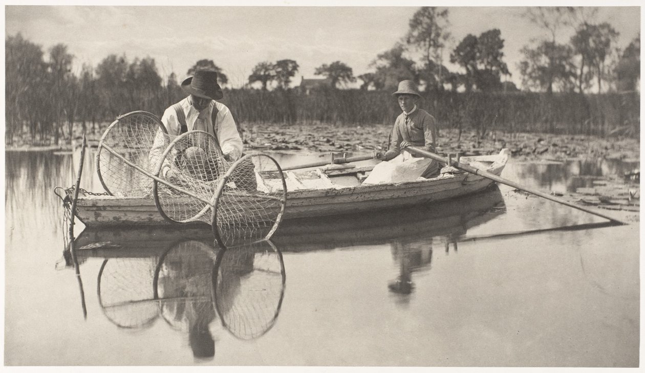 Das Aufstellen des Bownet von Peter Henry Emerson