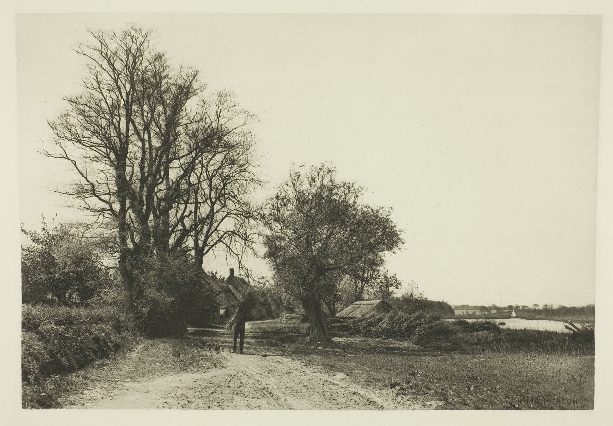 Der Bauernhof am See (Norfolk) von Peter Henry Emerson