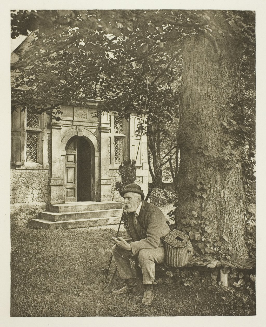 Walton und Cottons Fischerhaus (Die Tür) von Peter Henry Emerson