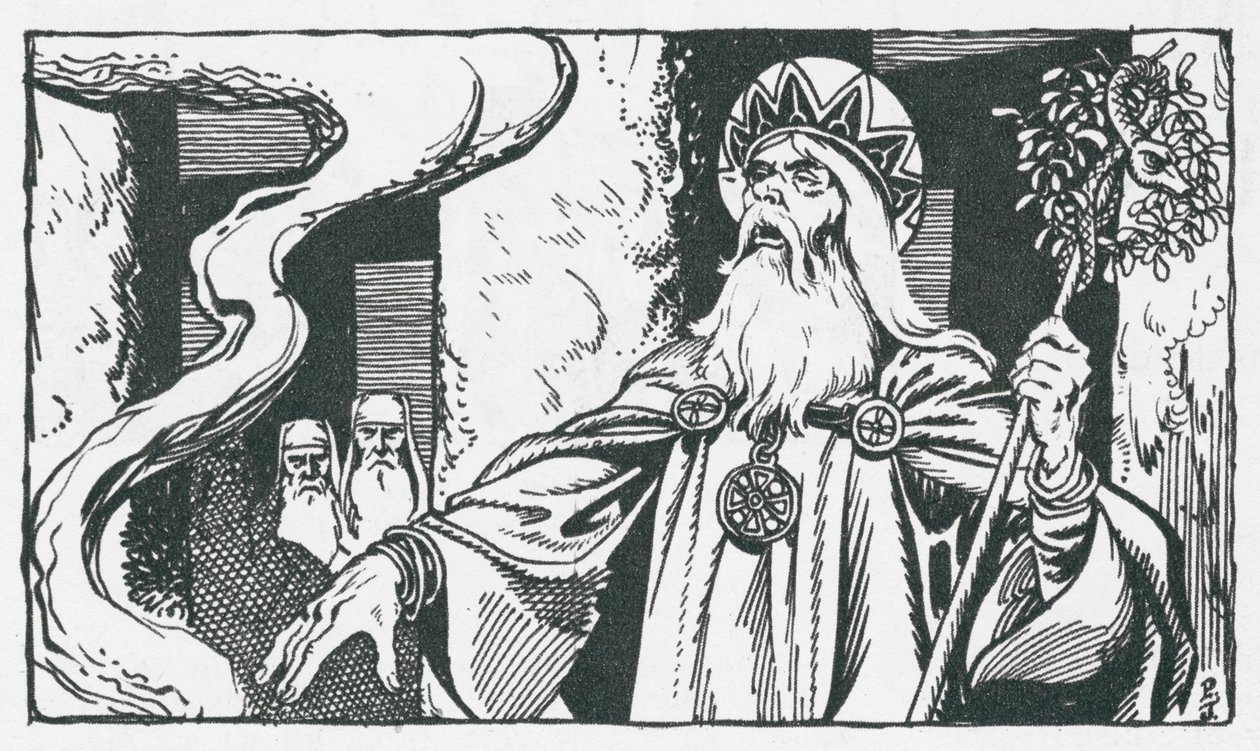 Druidenrituale auf dem Altarstein von Peter Jackson