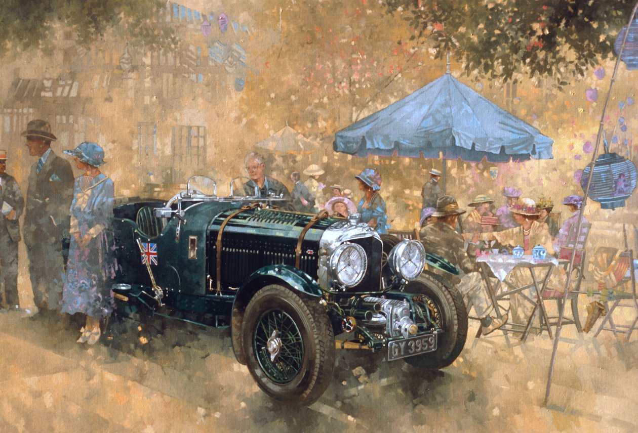 Gartenparty mit dem Bentley von Peter Miller