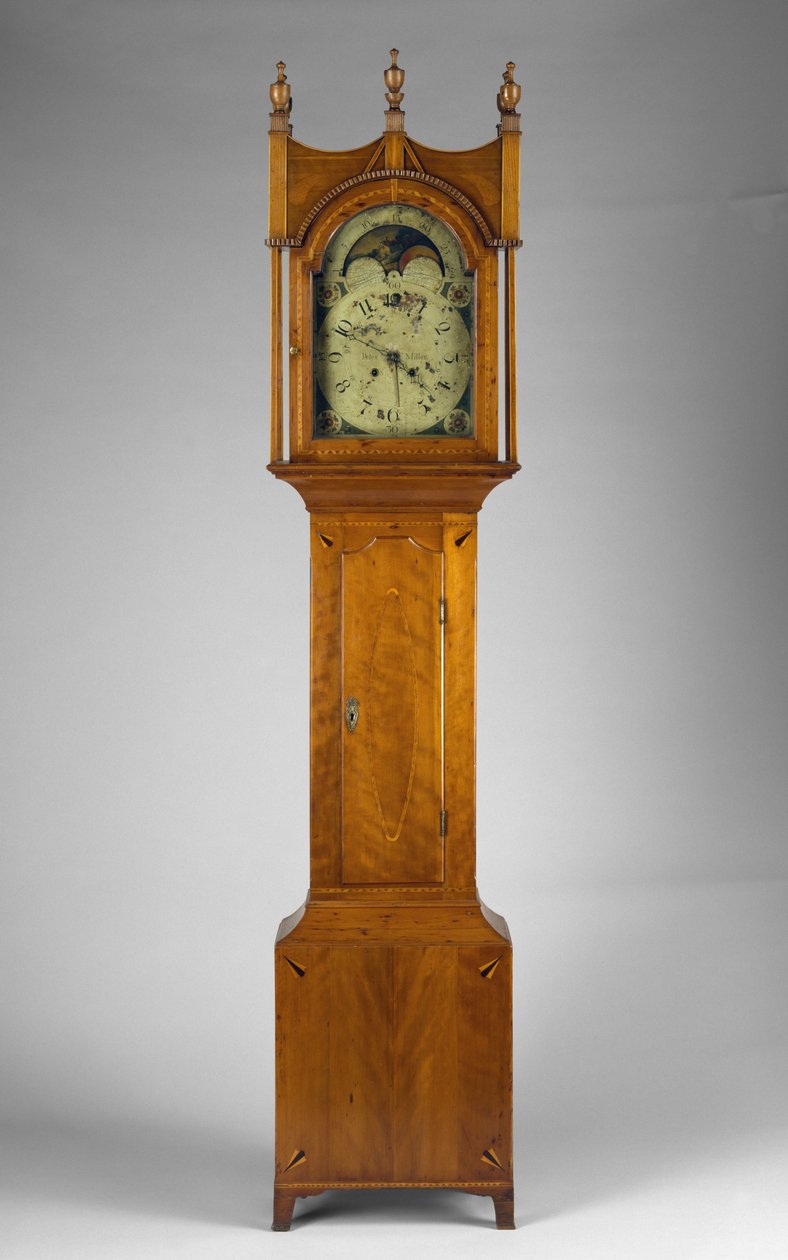 Standuhr, um 1815 von Peter Miller