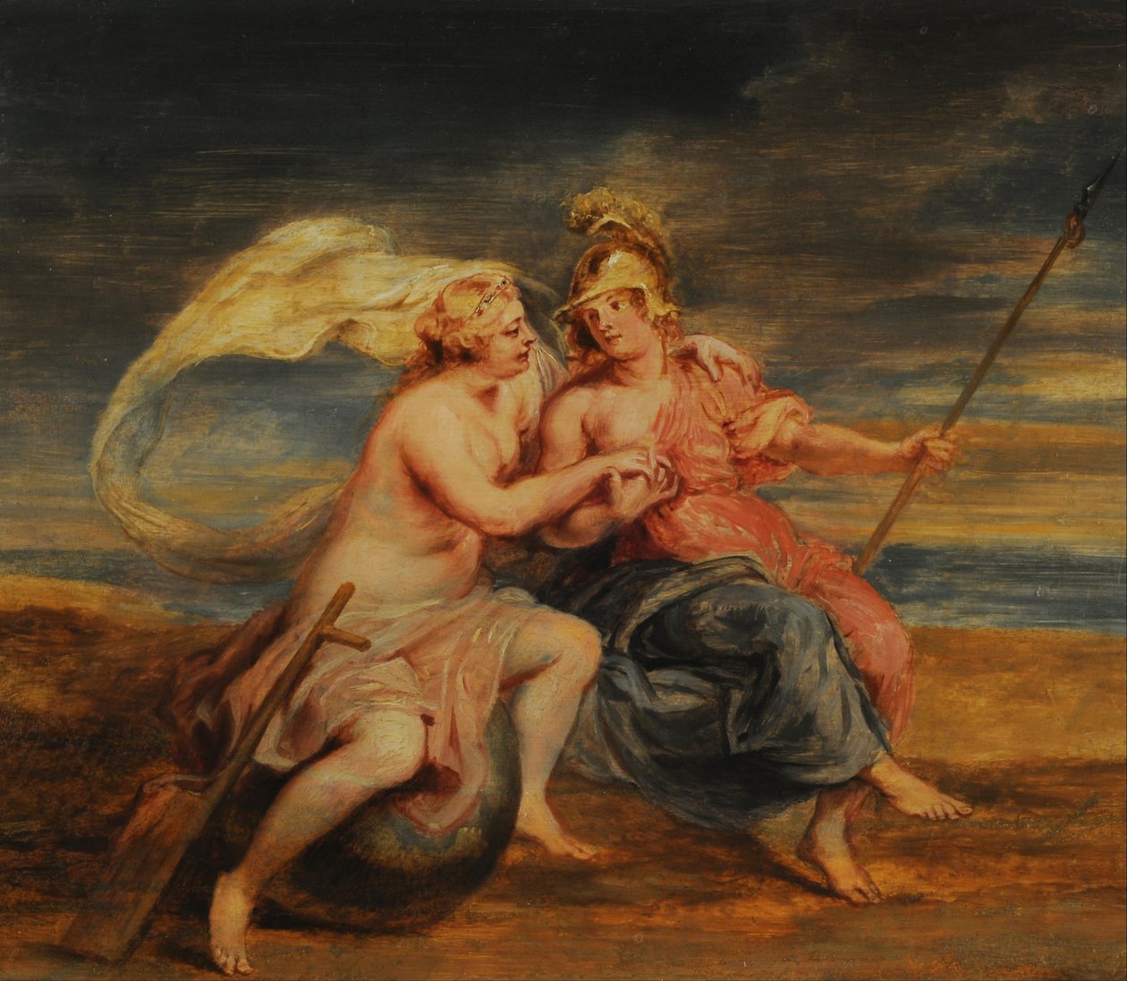 Allegorie von Glück und Tugend von Peter Paul Rubens
