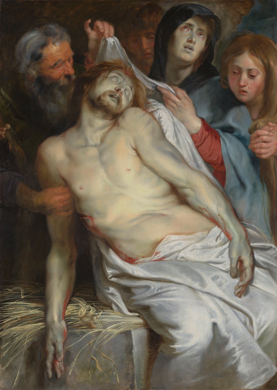 Christus auf dem Stroh von Peter Paul Rubens