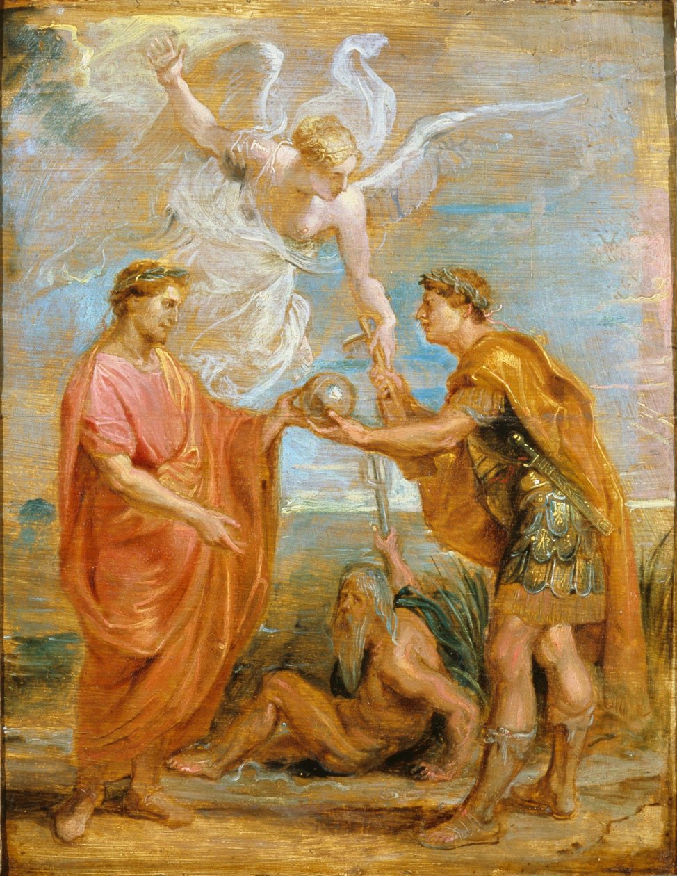 Constantius ernennt Konstantin zu seinem Nachfolger von Peter Paul Rubens