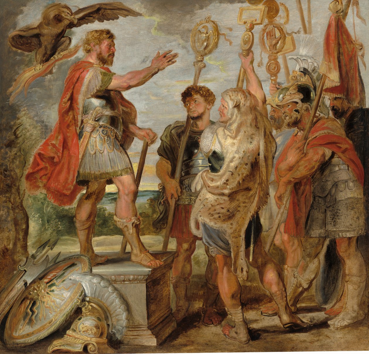 Decius Mus spricht zu den Legionen von Peter Paul Rubens