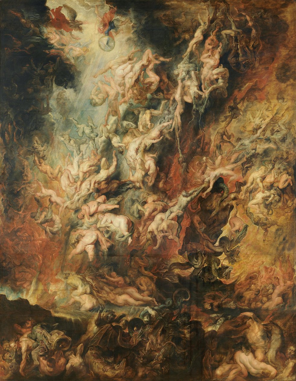 Der Höllensturz der Verdammten von Peter Paul Rubens