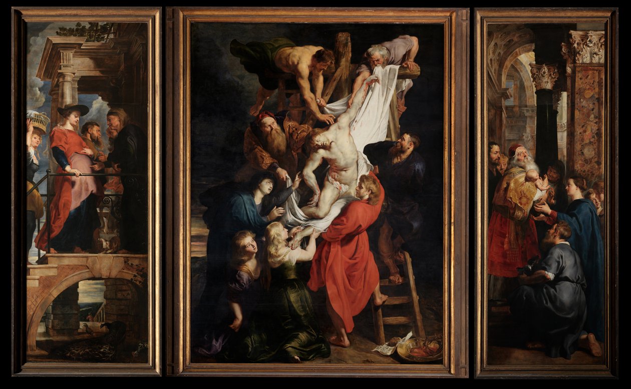 Die Kreuzabnahme, ca. 1612-14 von Peter Paul Rubens