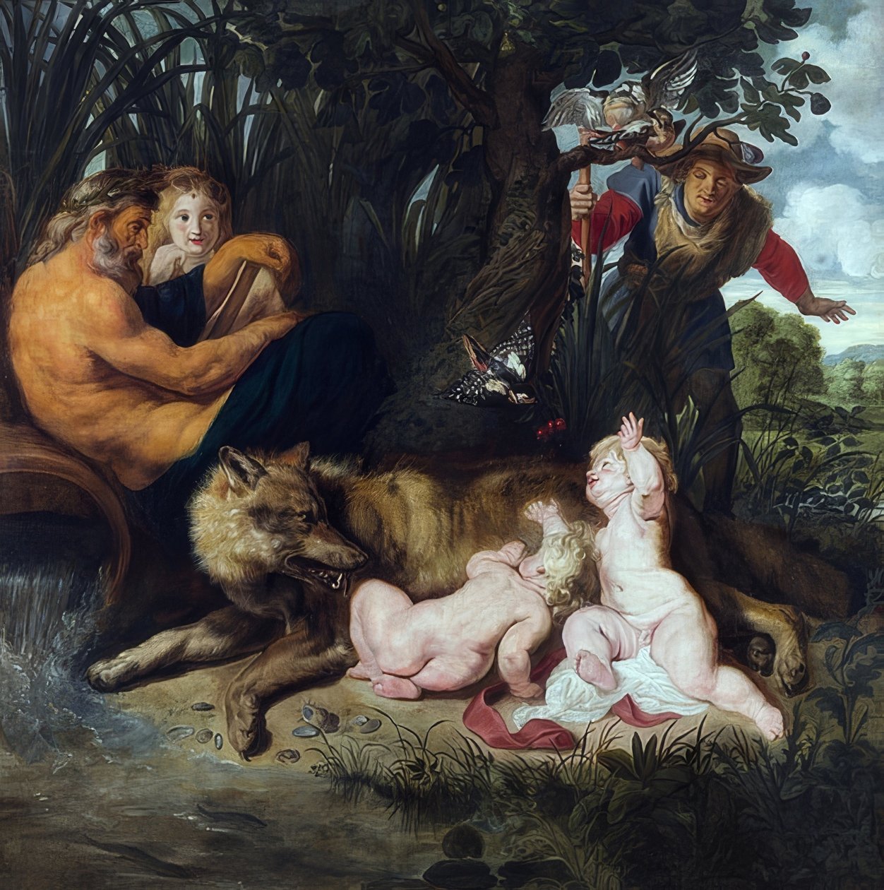 Die Auffindung von Romulus und Remus von Peter Paul Rubens