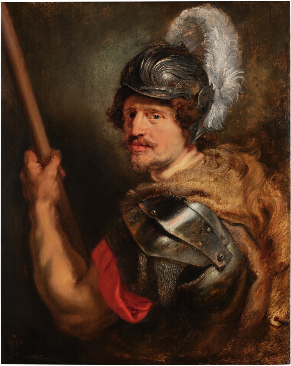 Porträt eines Mannes als Gott Mars von Peter Paul Rubens