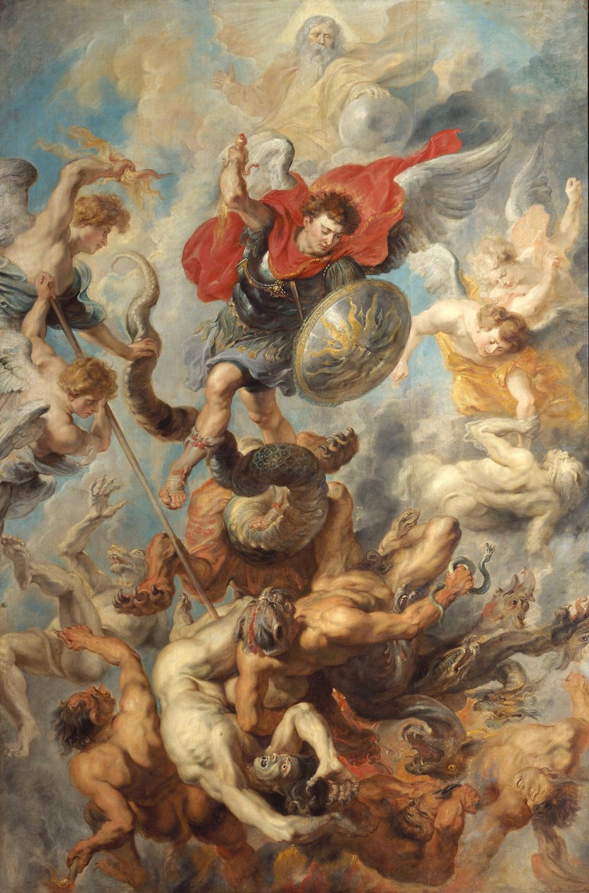 Der Sturz der rebellischen Engel von Peter Paul Rubens