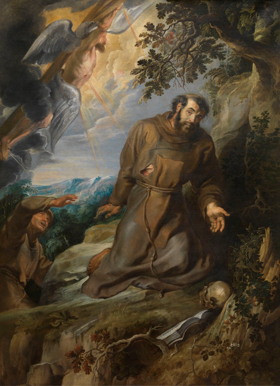 Franz von Assisi empfängt die Stigmata von Peter Paul Rubens