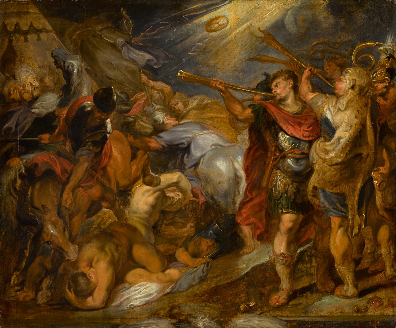 Gideon besiegt die Midianiter, ca. 1625-1630 von Peter Paul Rubens