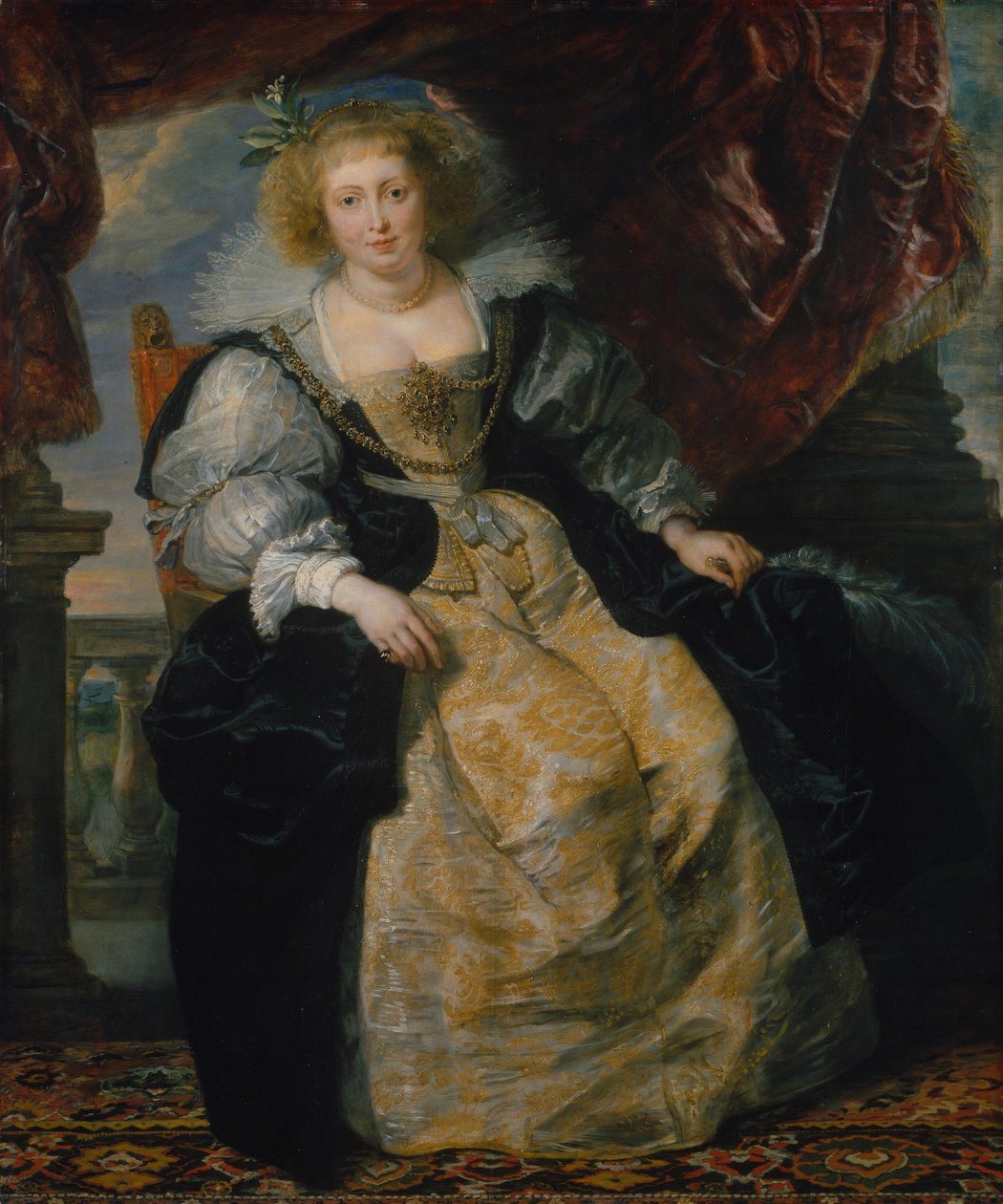 Helena Fourment in ihrem Hochzeitskleid von Peter Paul Rubens