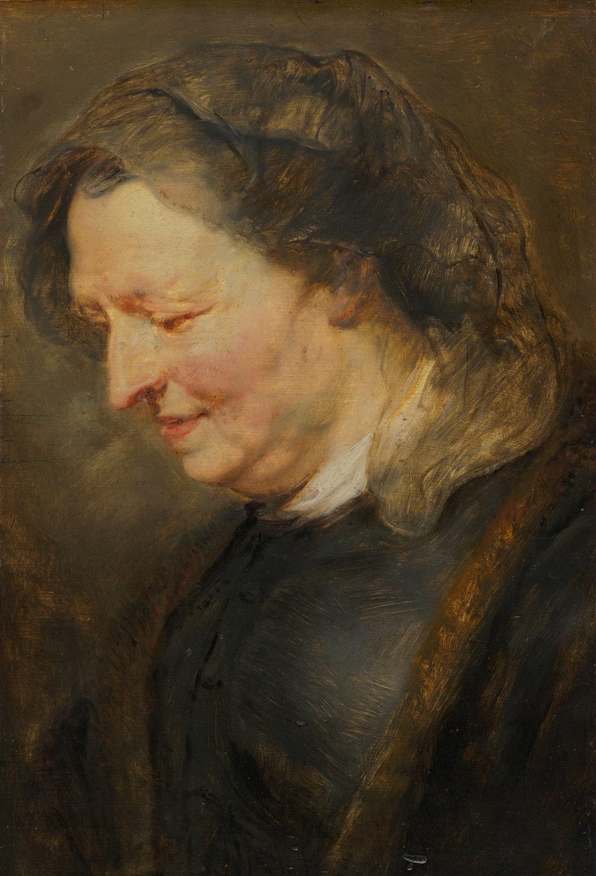 Kopfstudie einer alten Frau von Peter Paul Rubens