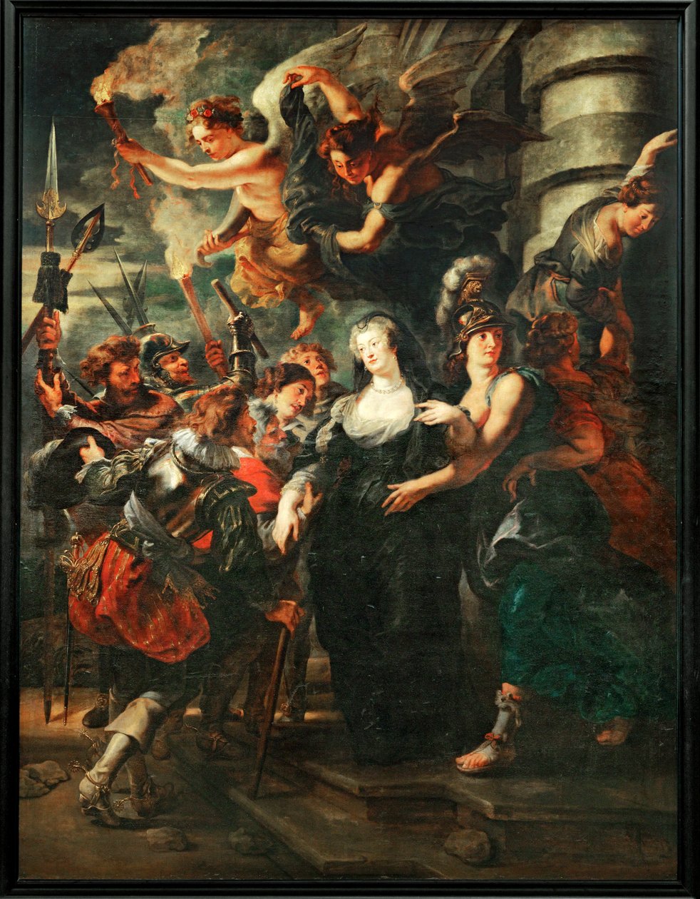 Die Königin floh in der Nacht aus dem Schloss von Blois von Peter Paul Rubens