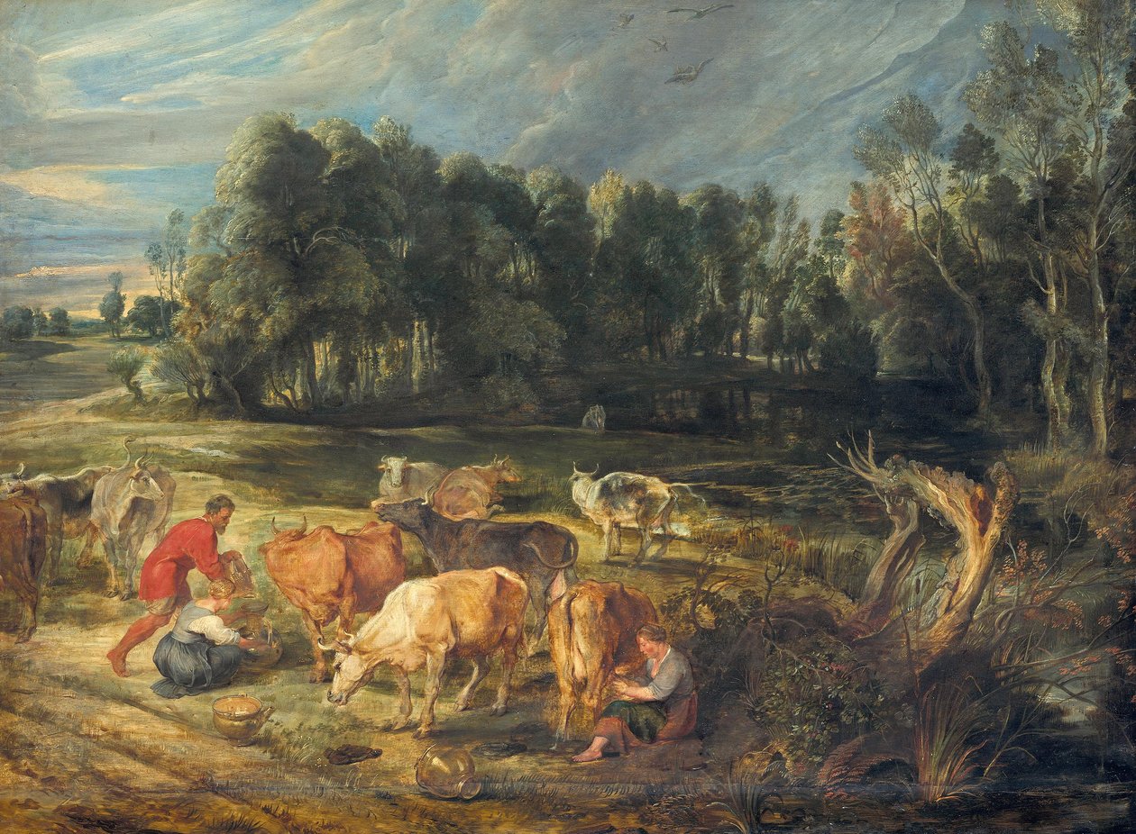 Landschaft mit einer Kuhherde von Peter Paul Rubens